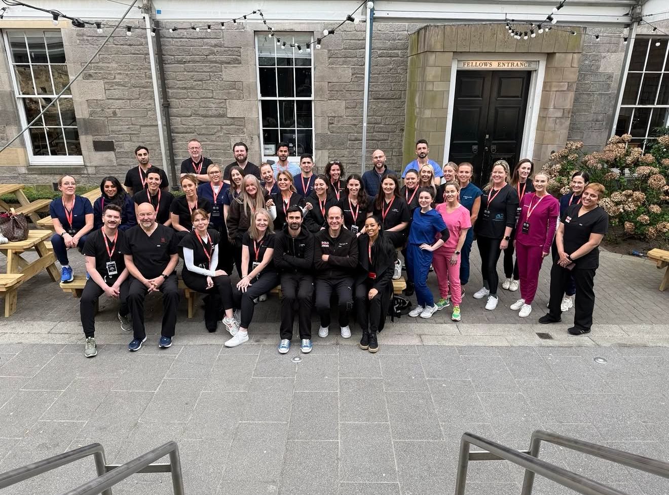 Delegates on the head and neck anatomy course at the Royal College of Surgeons of Edinburgh